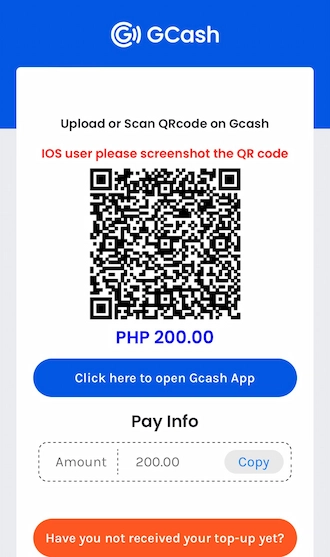 Step 4: Open your GCash wallet to pay by scanning the QR code.