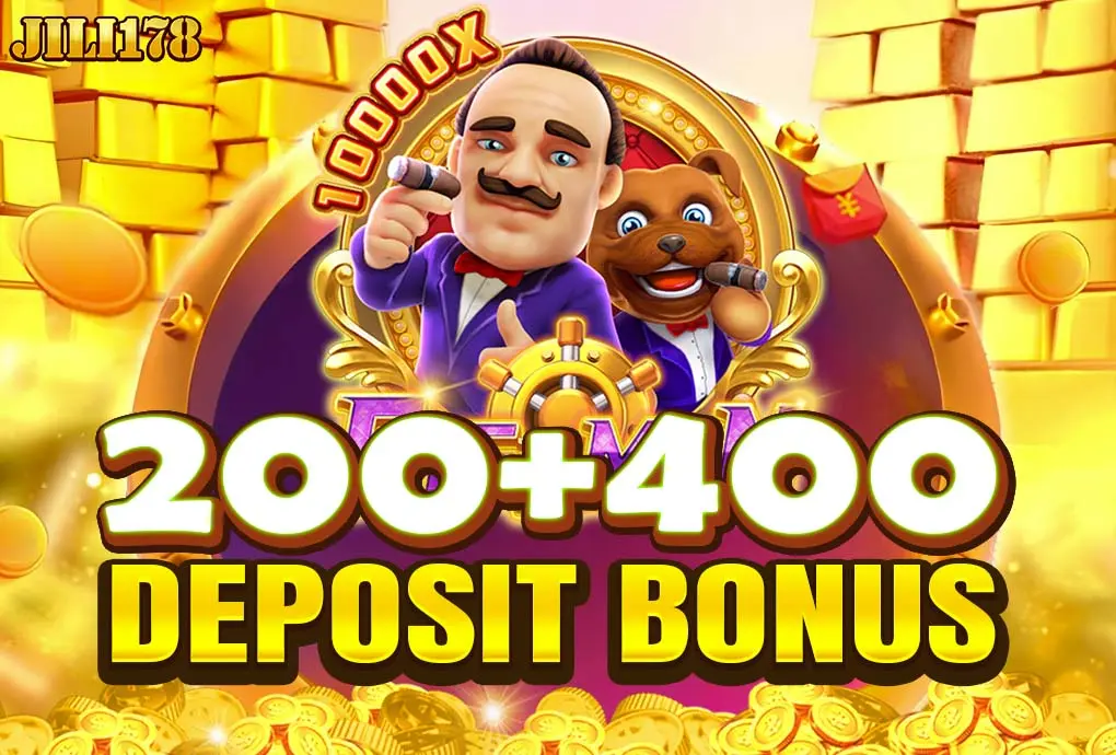 200+400 DEPOSIT BONUS
